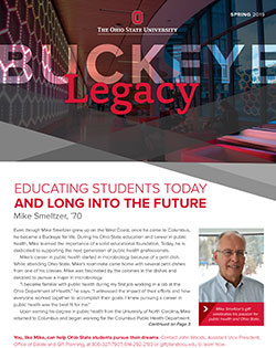 Buckeye Legacy Newsletter Cover Spring 2019